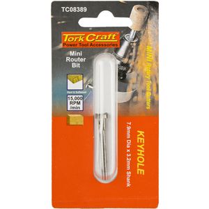 TORK CRAFT Mini Router Bit 7.9mm Keyhole 3.2mm Shank