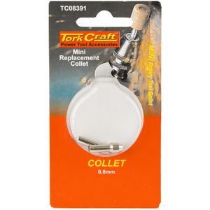 TORK CRAFT Mini Replacement Collet 0.8mm 2pc