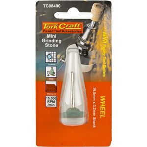 TORK CRAFT Mini Grinding Stone 19.8mm Wheel 3.2mm Shank