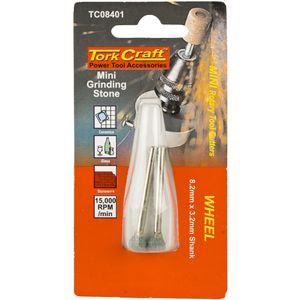 TORK CRAFT Mini Grinding Stone 10.3mm Wheel 3.2mm Shank