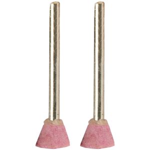 TORK CRAFT Mini Grinding Stone 15.9mm Disc 3.2mm Shank 2 Piece
