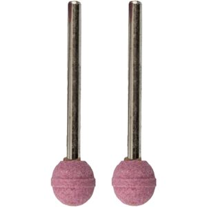 TORK CRAFT Mini Grinding Stone 9.5mm Ball 3.2mm Shank 2 Piece