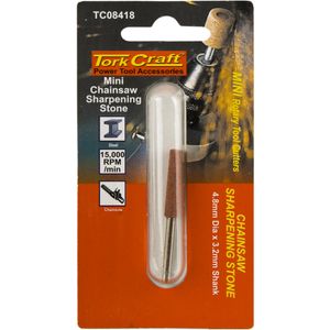 TORK CRAFT Mini Chainsaw Sharpening Stone 4.8mm 3.2mm Shank