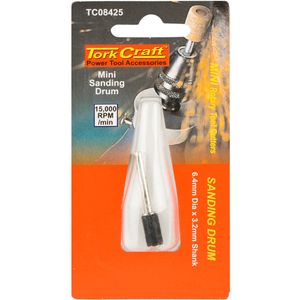 TORK CRAFT Mini Sanding Drum 6.4mm x 3.2mm Shank