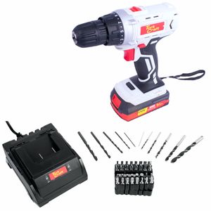 Drill Driver Dd10 20v 10mm 35nm 2.0 Ah Bat Std Charg 44 Pcs Acc
