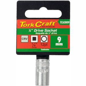 Socket 9mm 1/4' Drive Crv 12 Point