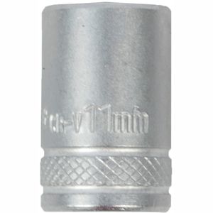 Socket 11mm 1/4' Drive Crv 12point