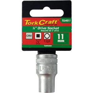 Socket 11mm X 21.8mm 1/2' Drive Crv 12 Point