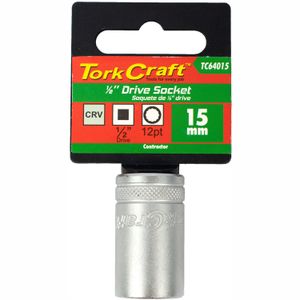 Socket 15mm X 21.8mm 1/2' Drive Crv 12 Point