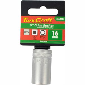 Socket 16mm X 21.8mm 1/2' Drive Crv 12 Point