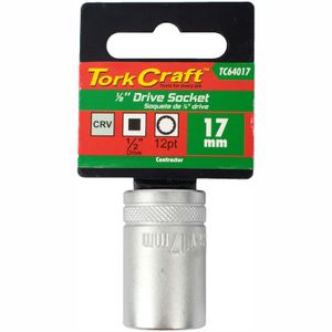 Socket 17mm X 23.8mm 1/2' Drive Crv 12 Point