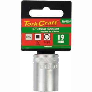 Socket 19mm X 25.8mm 1/2' Drive Crv 12 Point