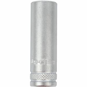 Socket 11mm 1/4' Dr Deep Socket Crv 12 Point