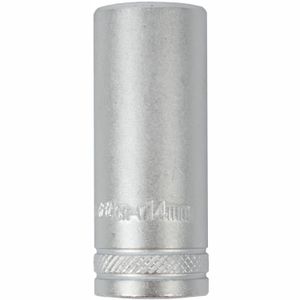 Socket 14mm 1/4' Dr Deep Socket Crv 12 Point