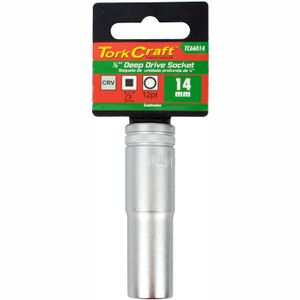 Socket 14mm 1/2' Dr Deep Socket Crv 12 Point