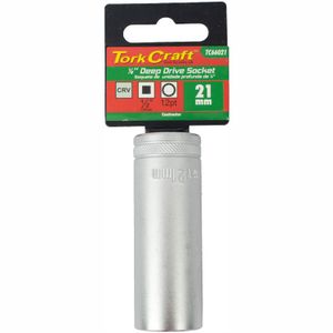 Socket 21mm 1/2' Dr Deep Socket Crv 12 Point