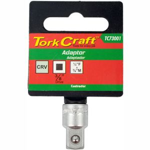 Socket Adaptor 1/4f X 3/8m Square