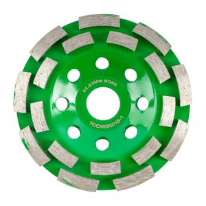 Dia. Cup Wheel 115mm X 22.23mm Dbl Row Cold Pressed Contractor