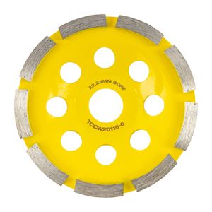 Dia. Cup Wheel 115mm X 22.23mm Single Row Cold Pressed Economy