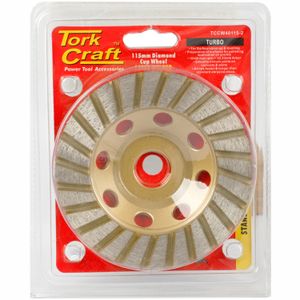 Dia. Cup Wheel 115mm X 22.23mm Turbo Laser Welded Industrial