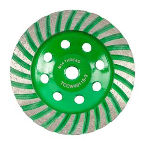 Dia. Cup Wheel 115mm X M14 Turbo Cold Pressed Contractor