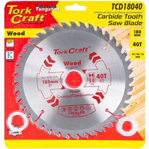 Blade Tct 180 X 40t 30/20/16 General Purpose Combination