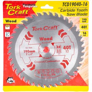Blade 190 X 40t 16mm General Purpose Combination