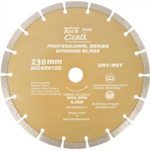 Diamond Blade 10mm Seg For Cutting Building Materials 230mm 22.23