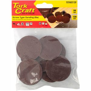 Sand Disc Screw Type 50mm 120g 10pc For Surface Conditioning Kit