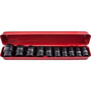 10pc 1/2' Drive Impact Socket Set (10.11.13.14.17.19.21.22.24.27)