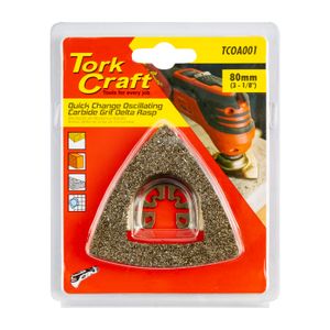 TORK CRAFT  TCOA001 Quick Change Carbide Grit Delta Rasp 80mm