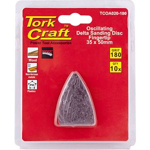 Oscillating Sandpaper A/o 35x50mm 10pc Fingertip 180grit