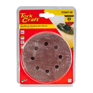 Oscillating Sandpaper A/o 115mm 10pc Round 80grit