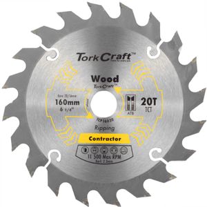 Blade Contractor 160 X 20t 20/16 Circular Saw Tct