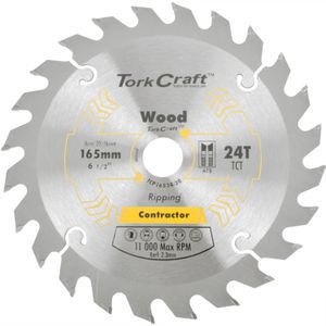 Blade Contractor 165 X 24t 20/16 Circular Saw Tct