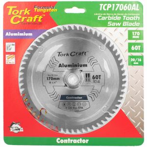 Blade Contractor Alum 170 X 60t 20/16 Circular Saw Tct