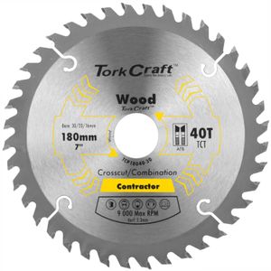 Blade Contractor 180 X 40t 30/20/16 Circular Saw Tct