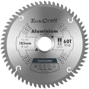 Blade Contractor Alum 185 X 60t 30 Circular Saw Tct
