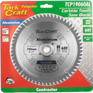 Blade Contractor Alum 190 X 60t 30/20/16 Circular Saw Tct