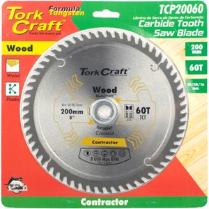 Blade Contractor 200 X 60t 30/20/16 Circular Saw Tct