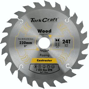 Blade Contractor 230x24t 30/1/2 Circular Saw Tct