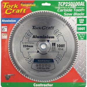 Blade Contractor Alum 250 X 100t 30/1/20/16 Circular Saw Tct