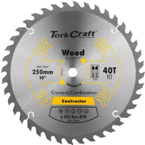 Blade Contractor 250 X 40t 16mm Circular Saw Tct