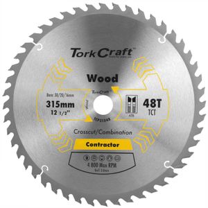 Blade Contractor 315mm X 48t 30mm Bore Circular Saw Tct