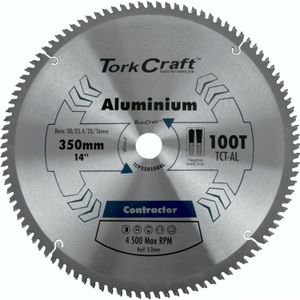 Blade Contractor Alum 350 X 100t Tcg Neg Circular Saw Tct