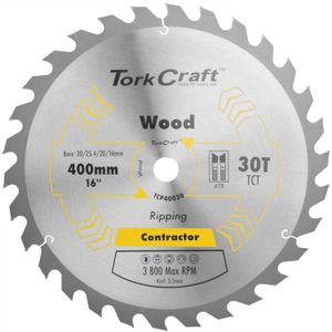 Blade Contractor 400 X 30t 30/1 Circular Saw Tct