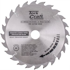 Blade Tct 230 X 24t 30/1/20 Atb Positive Profesional Industrial