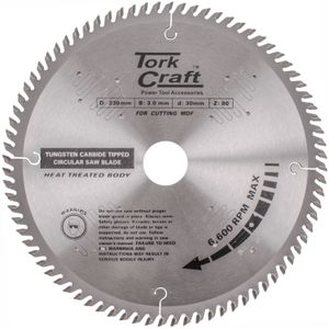 Blade Tct 230 X 80t 30/1/16 Tcg Positive Profesional Industrial