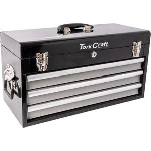 TORK CRAFT 154-Piece 3-Drawer Track Box Tool Set 535 x 255 x 315mm TCTB154