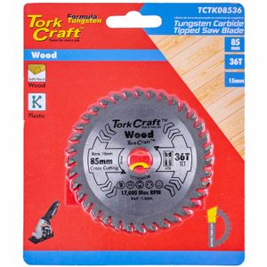 Tct Saw Blade 85mm X 1.2mm X 15mm X 36t Wood Thin Kerf